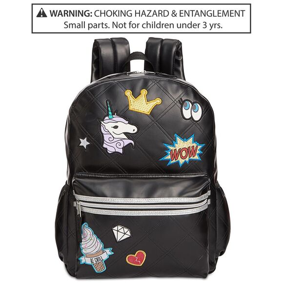 Accessory Innovations Little Big Girls Patch It Up Quilted Backpack - Picture 1 of 1